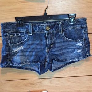 American Eagle Destroyed Jean Shorts